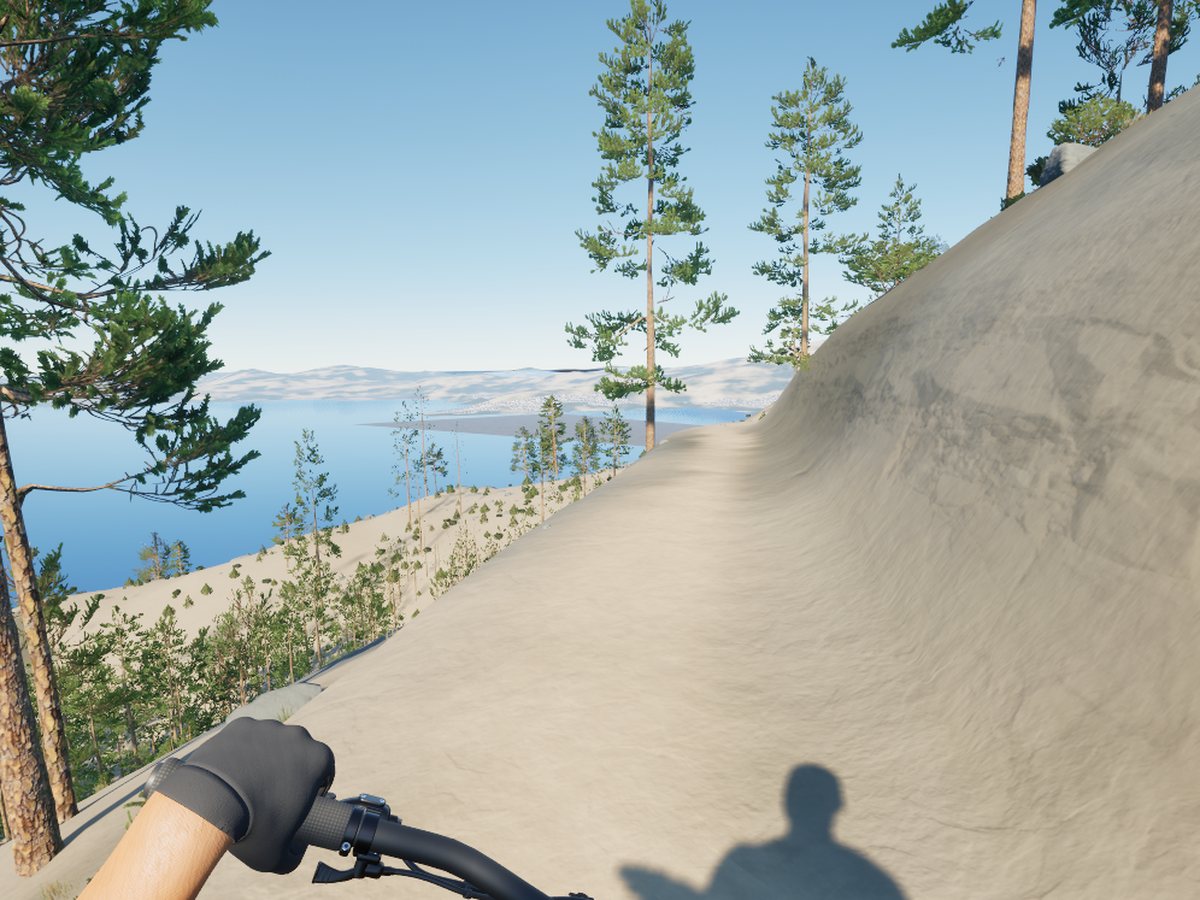 Lake Tahoe: Flume Trail: in-game capture